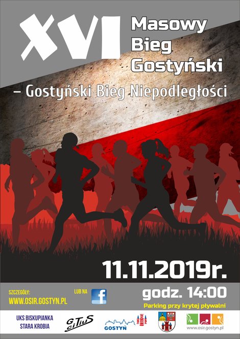 XVI Masowy Bieg Gostyński-Gostyński Bieg Niepodległości