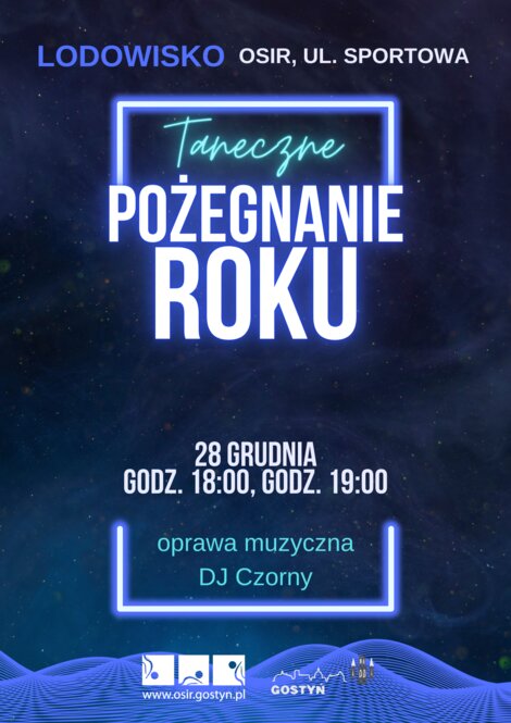 Taneczne pożegnanie 2023 roku na lodowisku