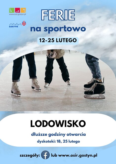 Lodowisko w czasie ferii