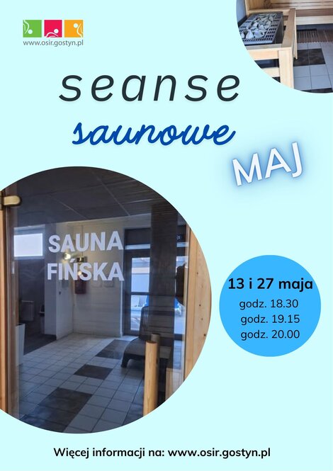 Seanse saunowe w maju