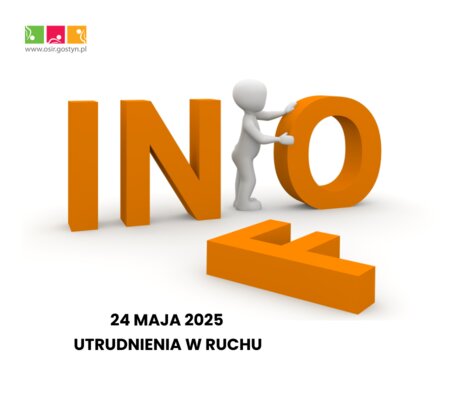 Utrudnienia w ruchu 24 maja